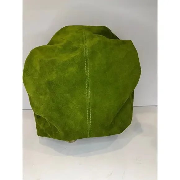 Henri Lou Green Y2K seude Hobo Bag  Euc - Picture 6 of 9